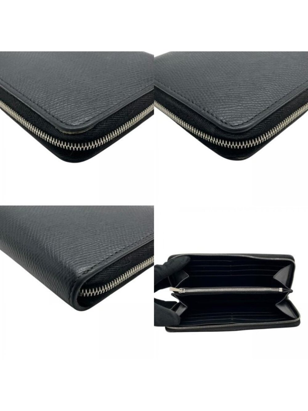 Celine Wallet Leather Black Silver Classic Luxury Casual Everyday Use Going Out - Picture 6 of 10